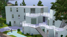 Sims 3 — Blue Stone by Tri007 — The Blue Stone is a modern home on the cliff of the ocean. It is a moderately sized home