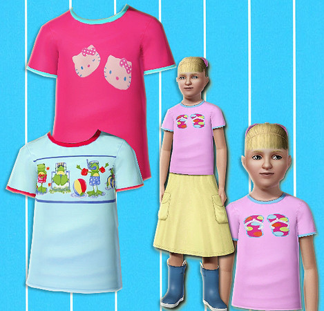 Sims 3 — openhouse CF  logo Tee by openhousejack —  three different logo for child tee
