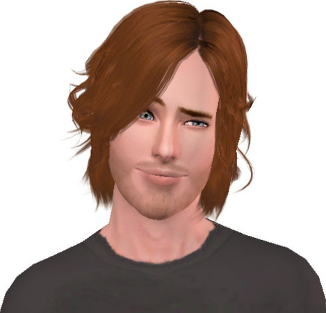 Sims 3 — Ransom Clavell by AnnieBoo — EA ghost had a makeover. I like his face bones and I kept that. He lives in Sunset