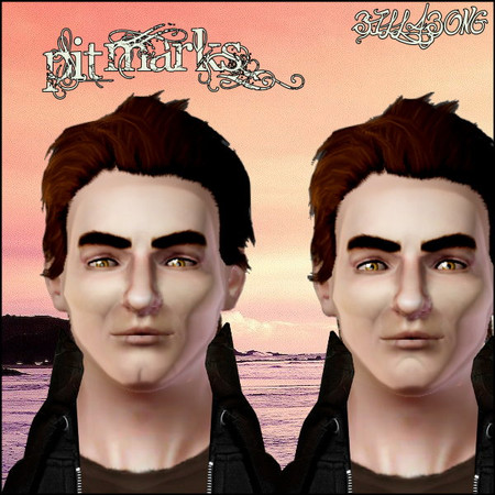 Sims 3 — pit marks by BILLABONG_ — I missed some pit marks in my Game, so I decided to make some on my own. It is a