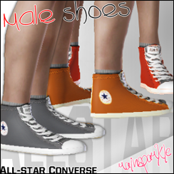 The Sims Resource - All-star converse shoes : MALE