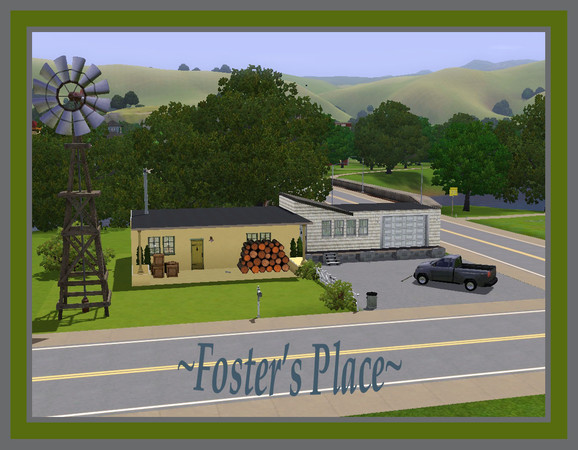 Sims 3 — Fosters Place by paramiti — Mr. and Mrs. Foster purchased an old grocery and warehouse..in less than a