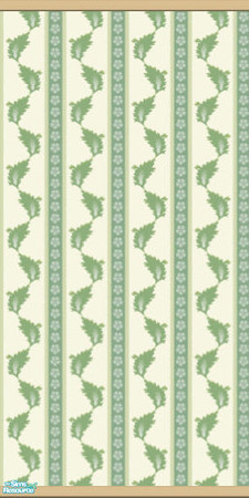 Sims 2 — Wood with Leaves Pattern Wallpaper and Carpet - Babytweetums4-woodwithleaveswallpaper2 by babytweetums4 — Wood