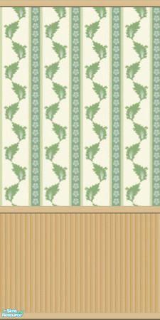Sims 2 — Wood with Leaves Pattern Wallpaper and Carpet - Babytweetums4-woodwithleaveswallpaper by babytweetums4 — Wood