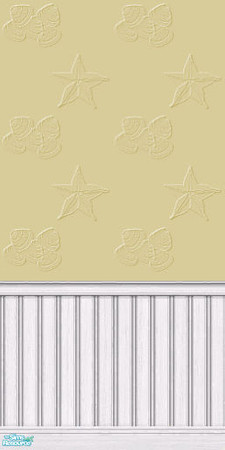 Sims 2 — Beachy Wall Paint - Babytweetums4-beachywallpaintyellow by babytweetums4 — Beachy Wall Paint in Yellow.