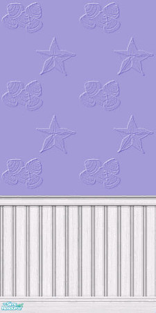 Sims 2 — Beachy Wall Paint - Babytweetums4-beachywallpaintpurple by babytweetums4 — Beachy Wall Paint in Purple.