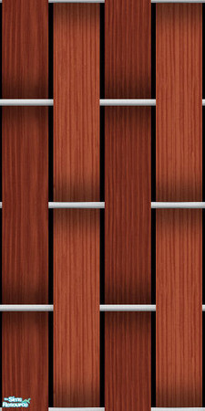 Sims 2 — Studio K Wood 18 - Burnt Sienna by StudioKhagerks — 