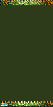Sims 2 — Epona Celtic Green Set - Ecgn7w by EponaValkyrie — Part of my Celtic Set. A bordered painted wall that