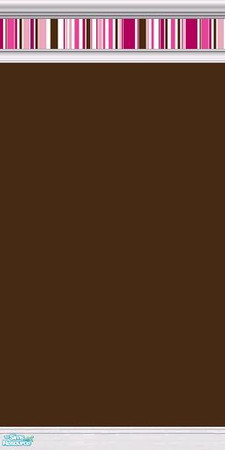 Sims 2 — Sugar Cube Wall 7 by tamlfra — A bright, modern nursery, in shades of pinks, with touches of brown, white, and