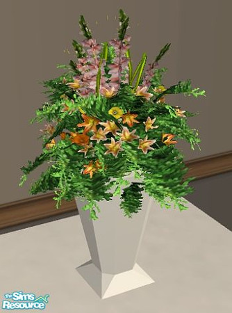 Sims 2 — Aimi Kitchen Flowers by SaeraMaples — Modern and warm, a true family kitchen.