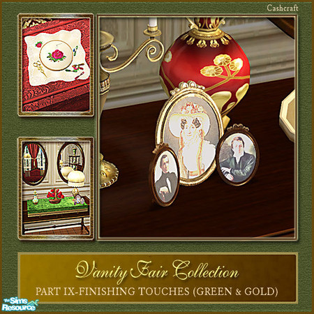 Sims 2 — Vanity Fair Finishing Touches -  3pics Tabletop 02 by Cashcraft — Part IX of the Vanity Fair collection, is