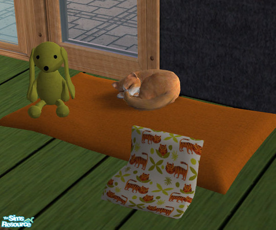 Sims 2 — A soft cozy bed for Tales - Nanshi Steffor-blanketandpillows by Nanshi — My cat Tales would love this lovely