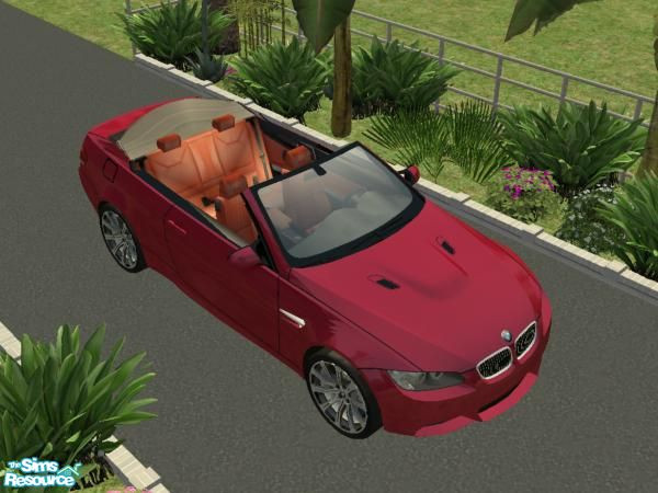 Sims 2 — 2008 BMW 328i Convertible - Burgandy Recolour by Gumby_Girl — 16 recolours of Fresh-Prince\'s 2008 BMW 328i