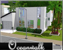 Sims 3 — Oceanwalk by Kleptoofhearts — 3 Bedroom / 3.5 Bath Modern home with attached garage and pool in the backyard.