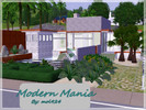 Sims 3 — Modern Mania by mol924 — This small, modern beach house is meant for the 20 x 30 lots that are right across the