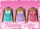 Sims 3 — AF Harley Top by Snow Queen — A new tank top with two style options.