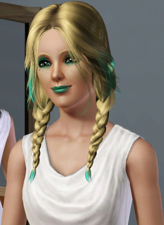 Sims 3 — Spring by riversnacks — Part of my Seasons Family - Full of the joys of spring, she loves to stop and smell the