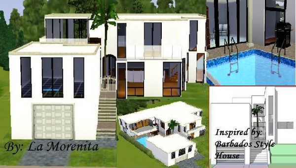 Sims 3 — SunnyBeach Drive 3BA/BD by h0n3y — A real Modern/Beach style lot for your young &amp;amp;amp; active South