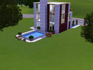 Sims 3 — Starterhome by ShoosanHejsan — Starterhome with pool and garage. Bedroom and WC on top floor. This is my first