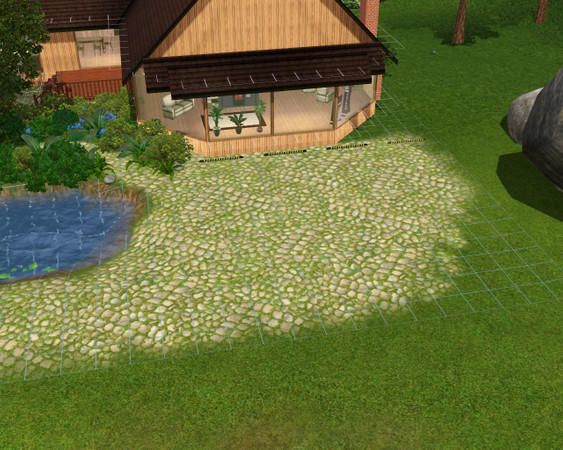 Sims 3 — Garden House by Galonger —  House with fabolous entrance.