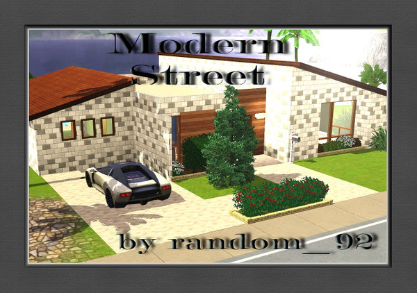 Sims 3 — Modern_Street by random_92 — Modern_Street