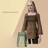 Sims 3 — Tunic with Empire waist and tassel belt by oldmember_bente77 — Barkebille designs tunic with fitted empirewaist