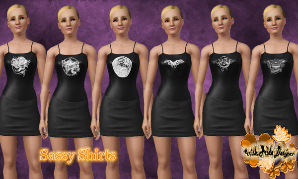 Sims 3 — Sassy Shirts - 1st Edition by Irish Pride — Sassy Shirt Collection, 1st Edition. These shirts will help you