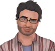 Sims 3 — Jermaine Clement by chixypie — One half of hilarious folk comedy duo, Flight of the Conchords