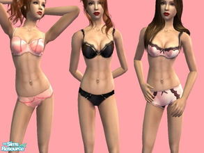 Sims 2 — SweetPink - Lingerie-Set by winnie017 — A set of lingerie no mesh or expansion pack required!