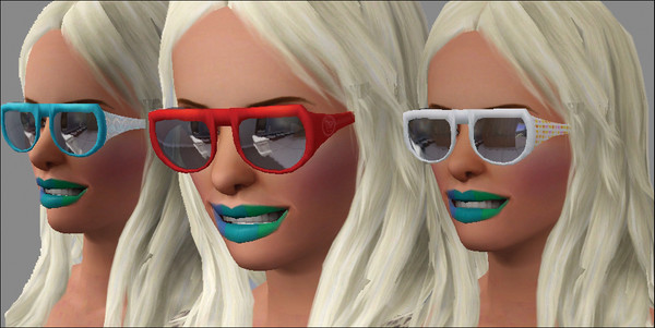 Sims 3 — Siv, Flat top Shades by siv — I love these type of sunglasses and I wanted to bring them into the pixelated