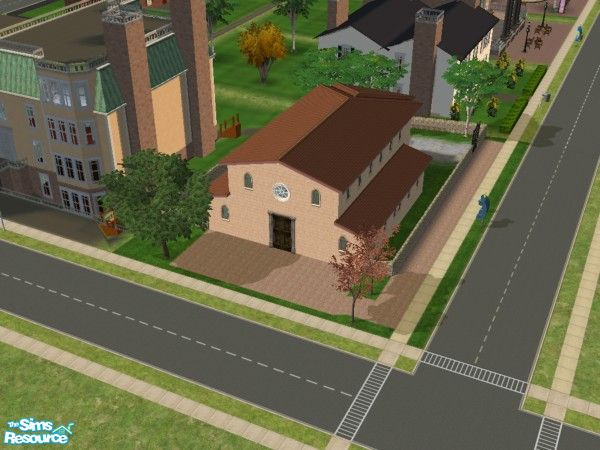 Sims 2 — Zeestraat 5 by simperfect1991 — A nice small church. The church is verry old and dates back to the early middle