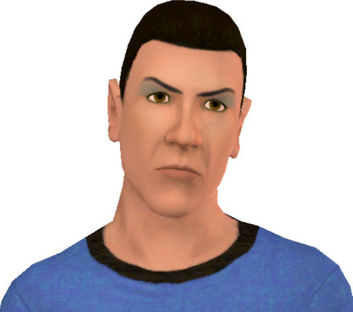 Sims 3 — Mr. Spock by asakurastar — Special thanks to Publicglutton: I used his amazing Spock as a template and just