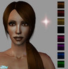 Sims 2 — Raon Hair Mesh 80 by Smossie — Here are eight beautiful recolors of Raon Sims\'s mesh #80.