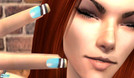 Sims 2 — Blue Gold Black and White Nails by UltimaSims — Blue Gold Black and White Nails