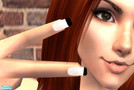 Sims 2 — White with Black Tips by UltimaSims — White with Black Tips