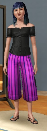 Sims 3 — Long Gouchos by Greda — Works best with longer Shirts
