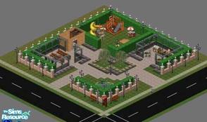 Sims 1 — Simmerly Hills - Two Willows Park by ladytimedramon — Two Willow Park is named for the two willow trees at the