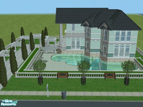 Sims 2 — Luxus Villa by SimSylvia40 — 