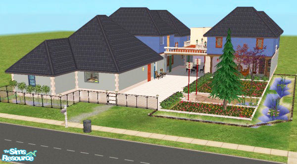 Sims 2 — ThirdHome_A12 by athazagoravbz — Just like my 2 previous home creation, I made this home just like my (departed)