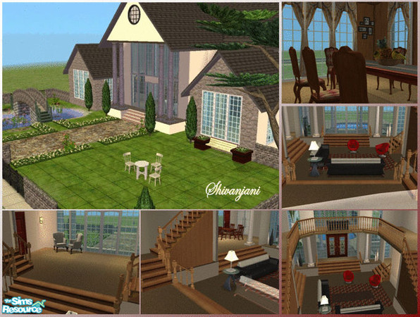 Sims 2 — Malangere by shivanjani — this is a really huge house, very posh.