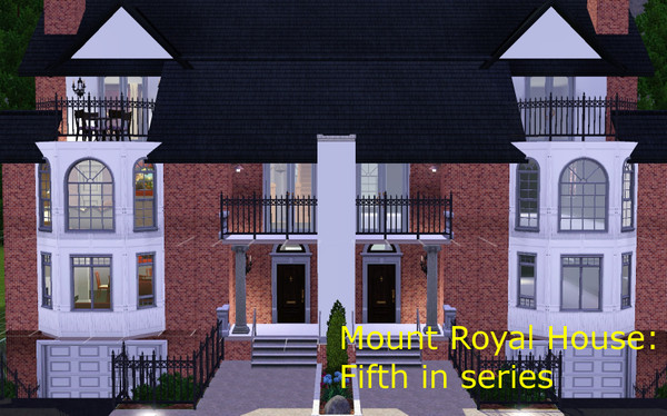 Sims 3 — Mount Royal House - Five by dooder85 — The fifth installment in my Houses of Mount Royal series, these houses