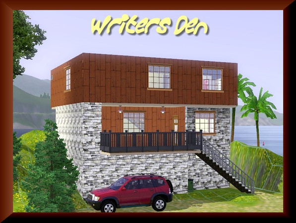Sims 3 — Writers Den by Greda — This is the Perfect Home for the Single Guy or Gal, who loves to have some Peace and