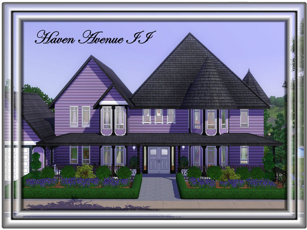 Sims 3 — Haven Avenue II by JCIssette — Presenting another lovely Victorian for your Sims neighborhood. This colorful