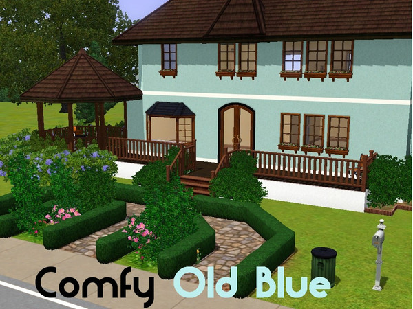 Sims 3 — Comfy Old House by plastik0kid — A beautiful comfy house. It have a rustic side on it. Perfect for a small