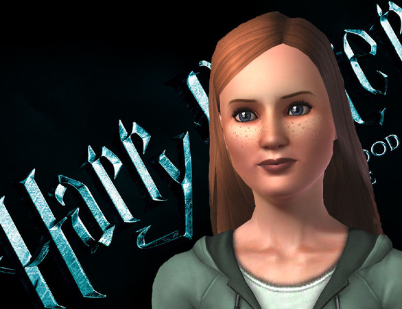 Sims 3 — Ginny Weasley - Bonnie Wright by ancsie18 — Ginny Weasley (Bonnie Wright) as seen in Harry Potter.