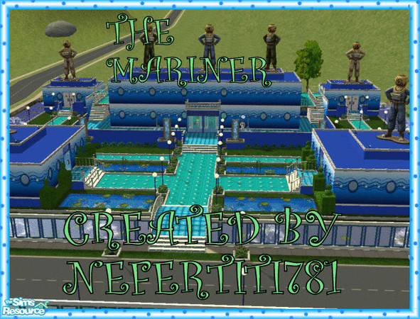 Sims 2 — The Mariner by nefertiti781 — the mariner has a resteraunt,shops, restrooms, play area for the kids, and a