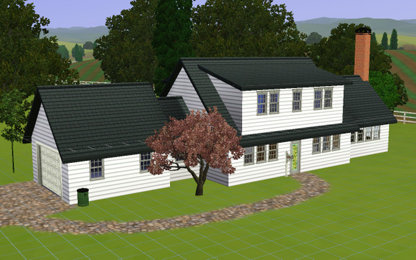 Sims 3 — The Chatham by crdsoccerdude94 — this lovely cape cod styled house is perfect for a medium sized family! it has
