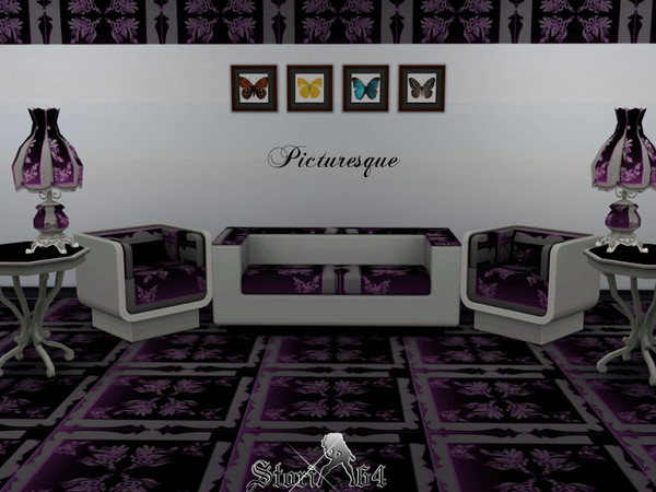 Sims 3 — Picturesque by stori_64 — This one you will need to work the colors to your liking as it's a wee bit different.