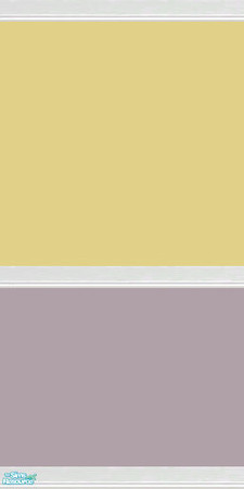 Sims 2 — Hibiscus Bloom Duo by stacia_angel — lavender & yellow wall