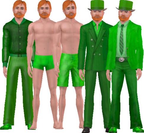 Sims 3 — Lepper Chaun by SimsContact — Lepper Chaun Loves to fake befriend and mooch money, but after all, he IS a